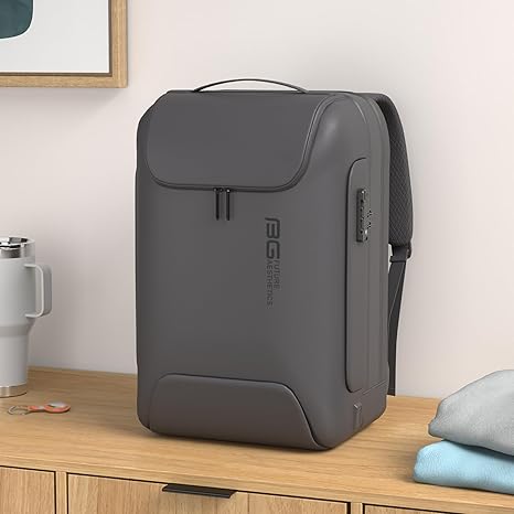 BANGE Men's Anti-Theft Backpack,Waterproof Fashion Travel Backpacks,High Tech Backpack with USB3.0 Charging Port,Business Laptop Backpack Fits 17.3 Inch Notebook… - Image 2